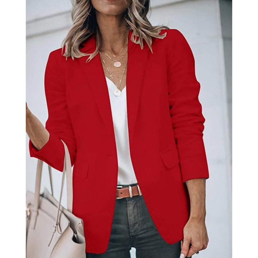 Kvinnors Klassiska Blazer – Elegant & Mångsidig Vardags- och Feststil