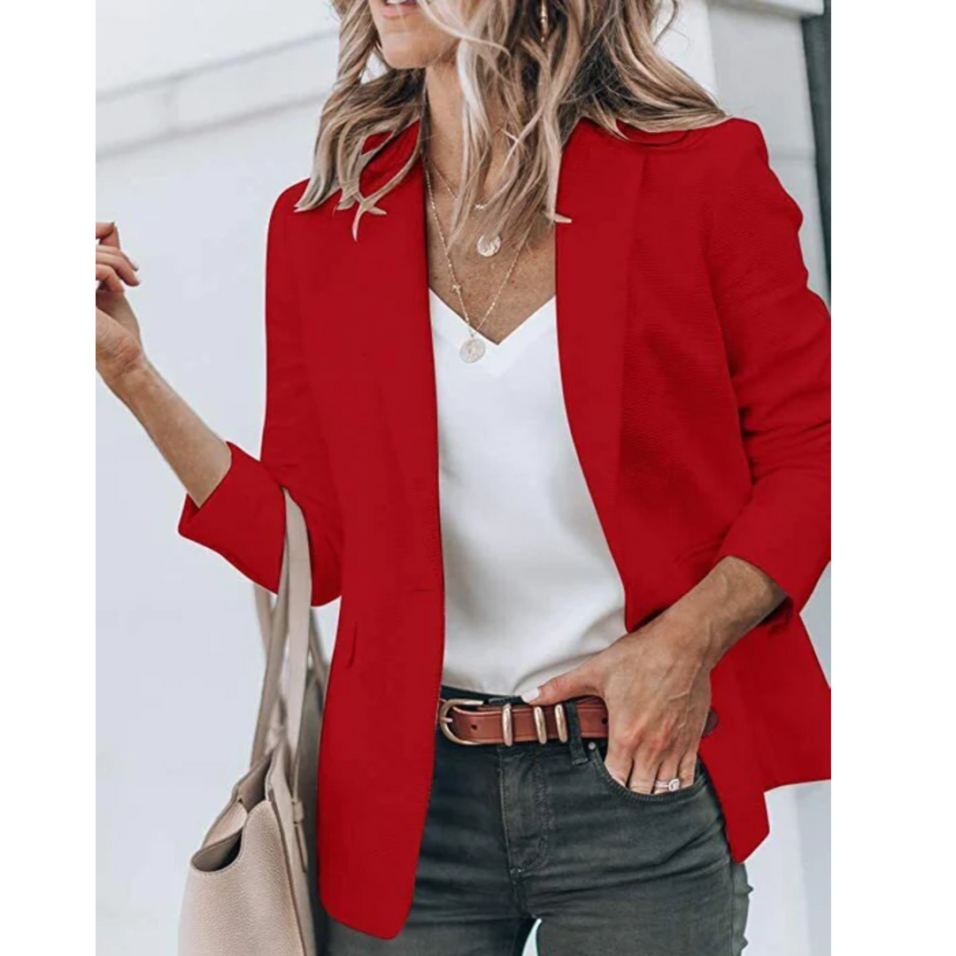 Kvinnors Klassiska Blazer – Elegant & Mångsidig Vardags- och Feststil