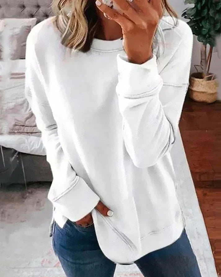 Dam Sweatshirt med Fritidsstil