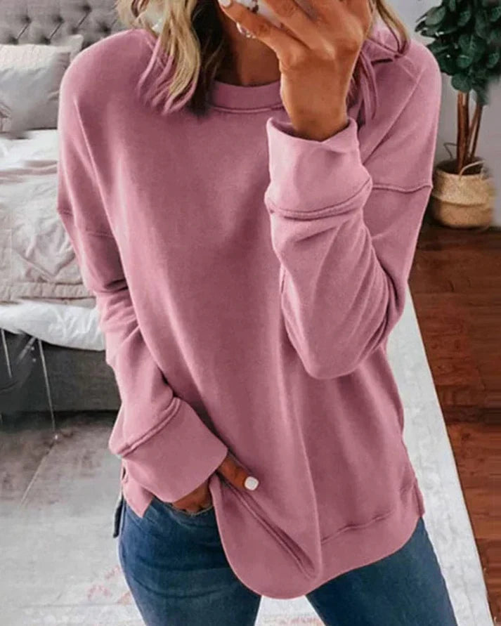 Dam Sweatshirt med Fritidsstil