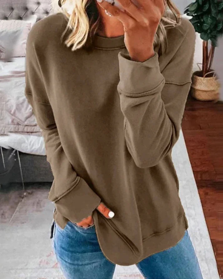 Dam Sweatshirt med Fritidsstil