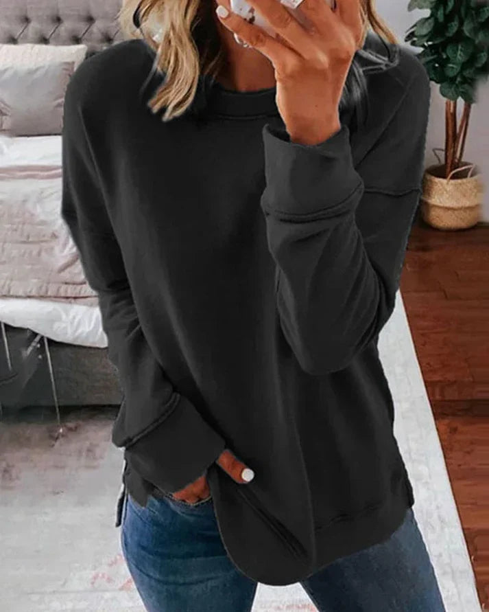 Dam Sweatshirt med Fritidsstil