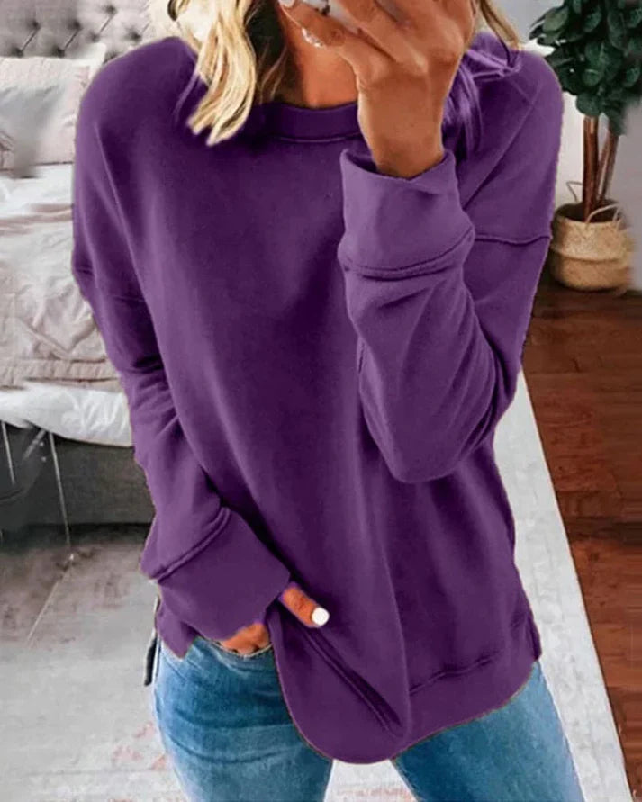 Dam Sweatshirt med Fritidsstil