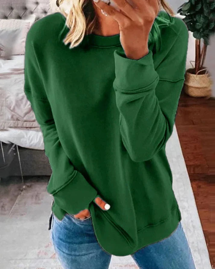 Dam Sweatshirt med Fritidsstil
