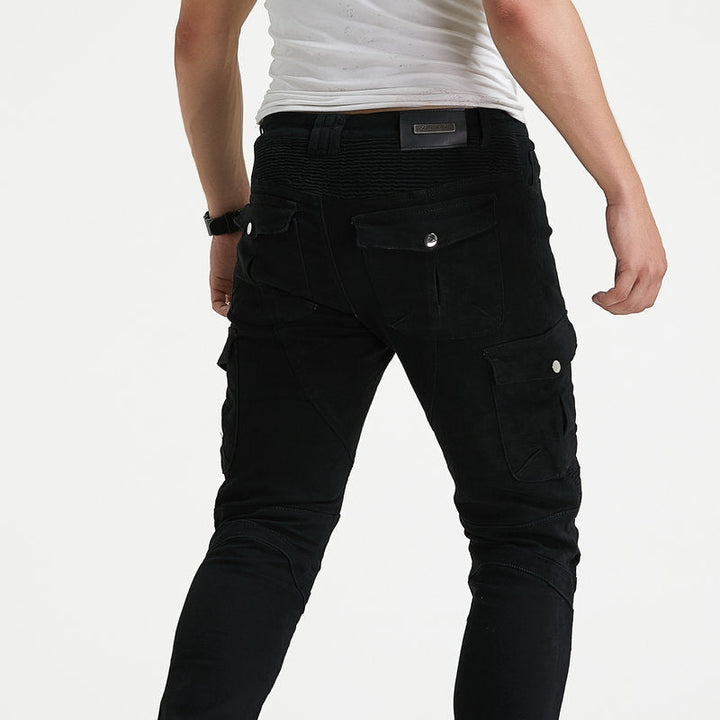 Herr MC Jeans med Skyddsfoder