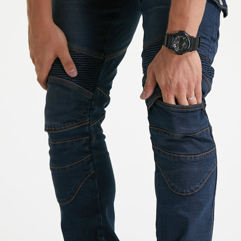 Herr MC Jeans med Skyddsfoder