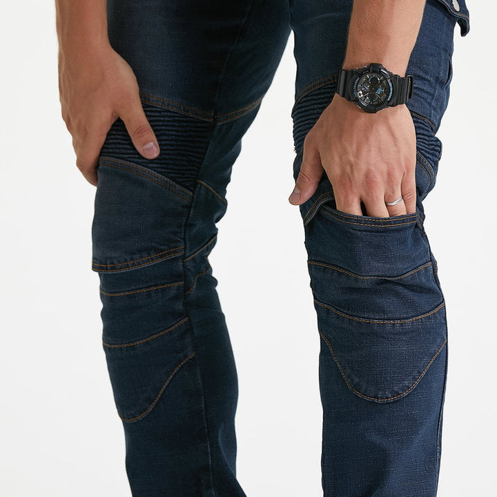 Herr MC Jeans med Skyddsfoder