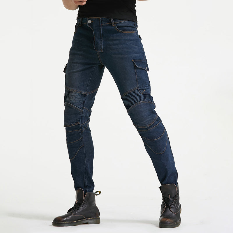 Herr MC Jeans med Skyddsfoder