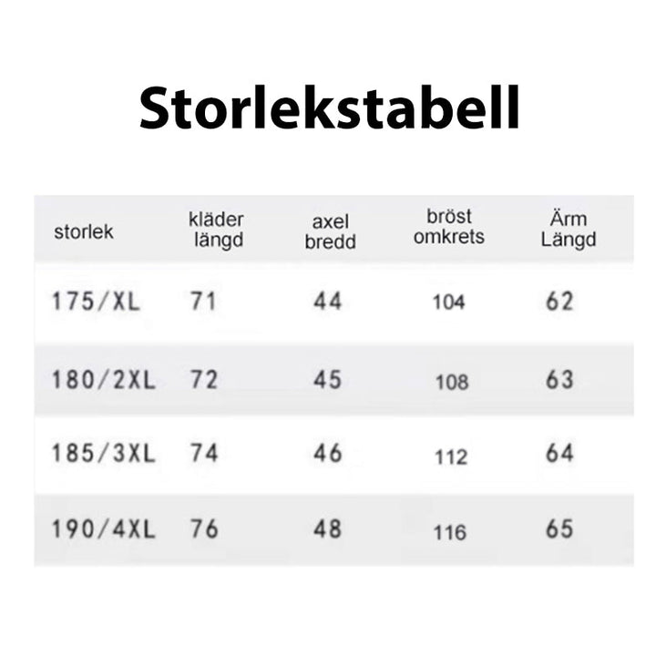 Herr Stretchig Strykfri Anti-rynkad Skjorta