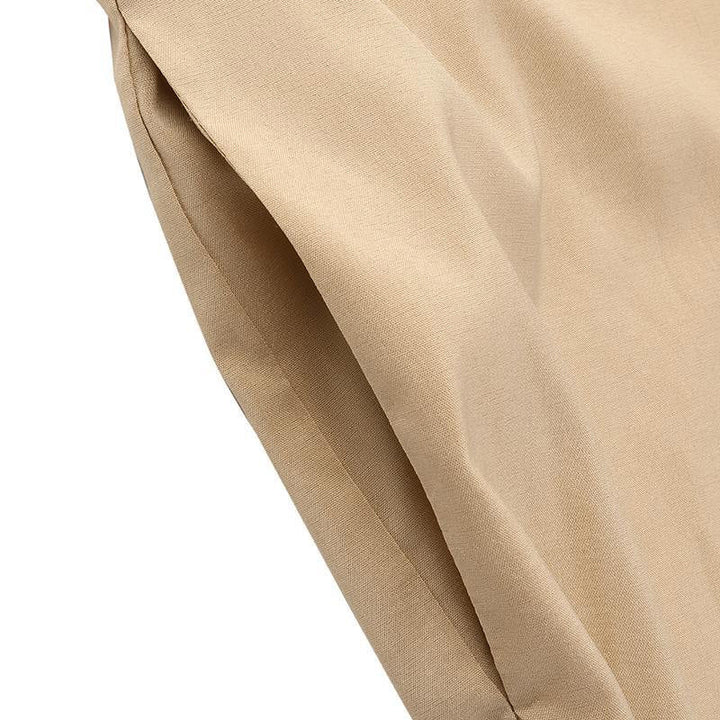 Kortärmad Jumpsuit Dam med Knäppning