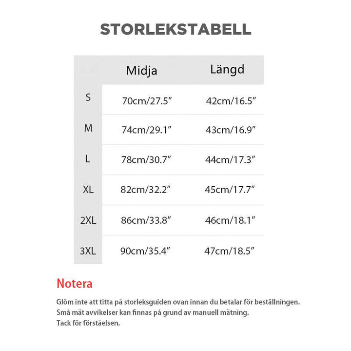 Kvinnor Kjolshorts med Hög Midja och Dolda Fickor