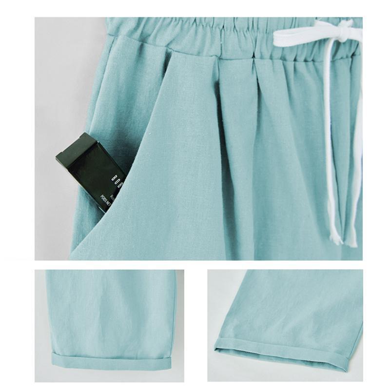 Damshorts - Sommar, Avslappnad Passform