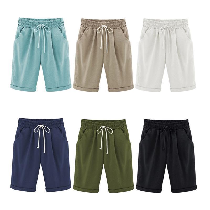 Damshorts - Sommar, Avslappnad Passform