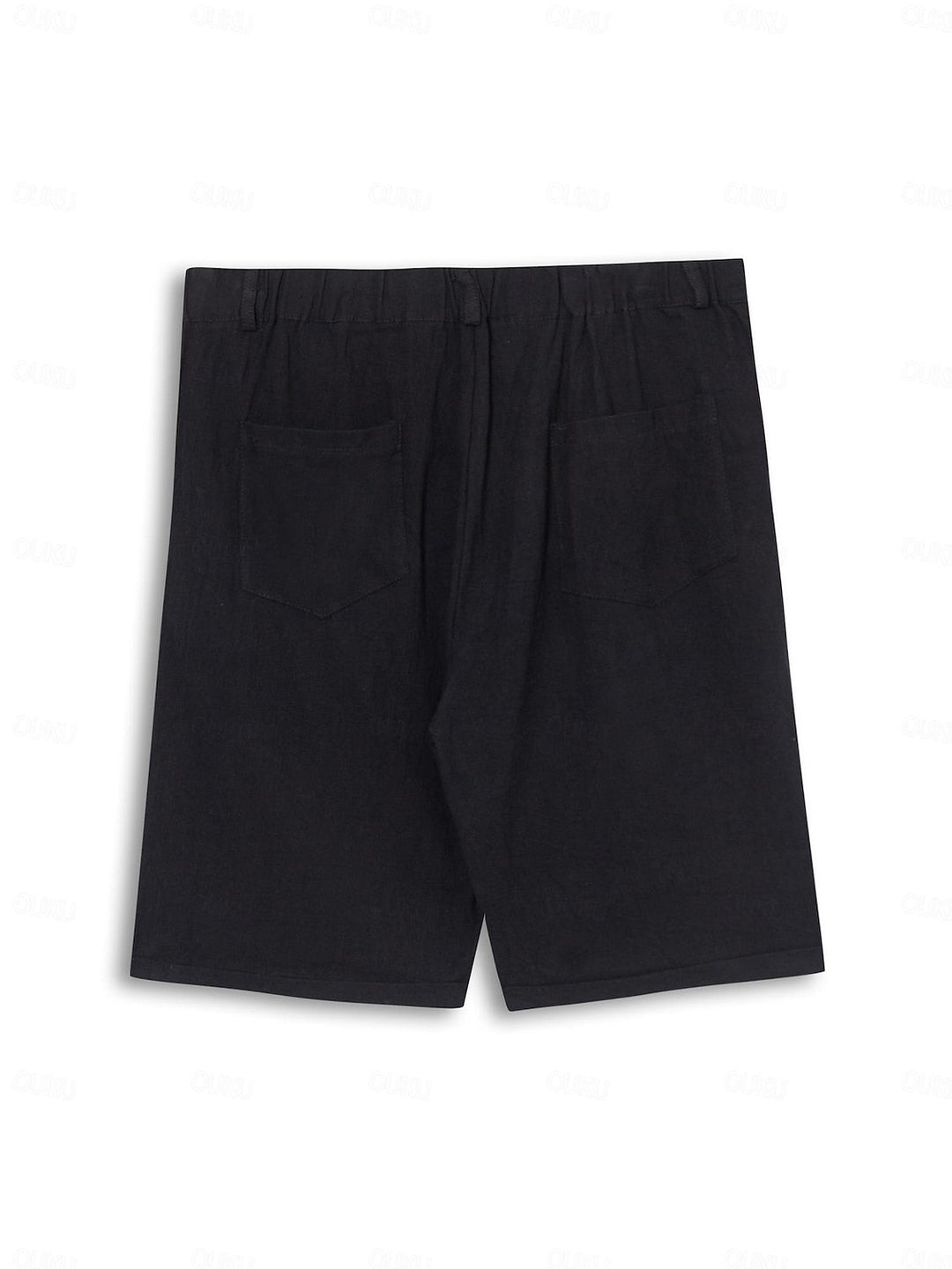 Stiliga linne- och bomullsshorts för herr – Milano