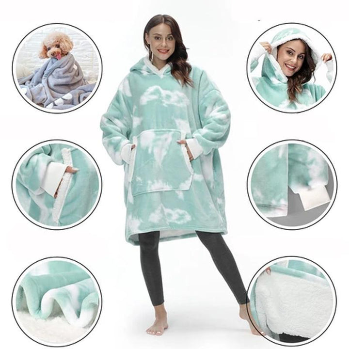 Lös och Mysig Hoodie för Dam och Herr