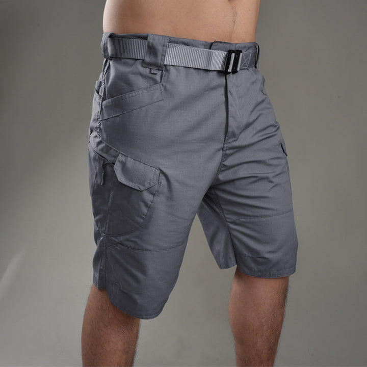 Mäns taktiska shorts lösa knälängd