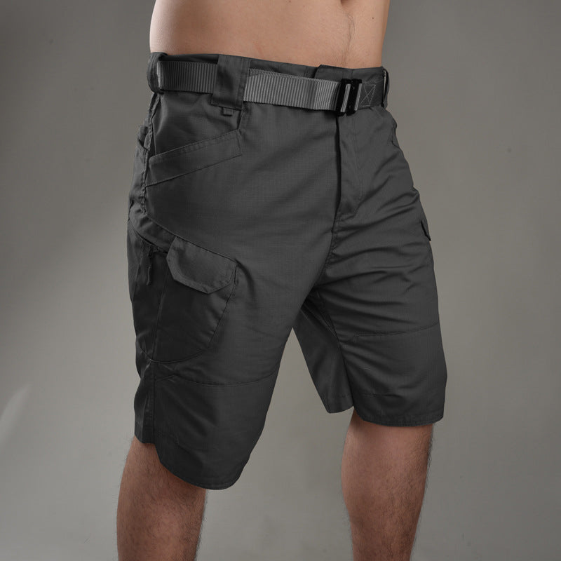 Mäns taktiska shorts lösa knälängd