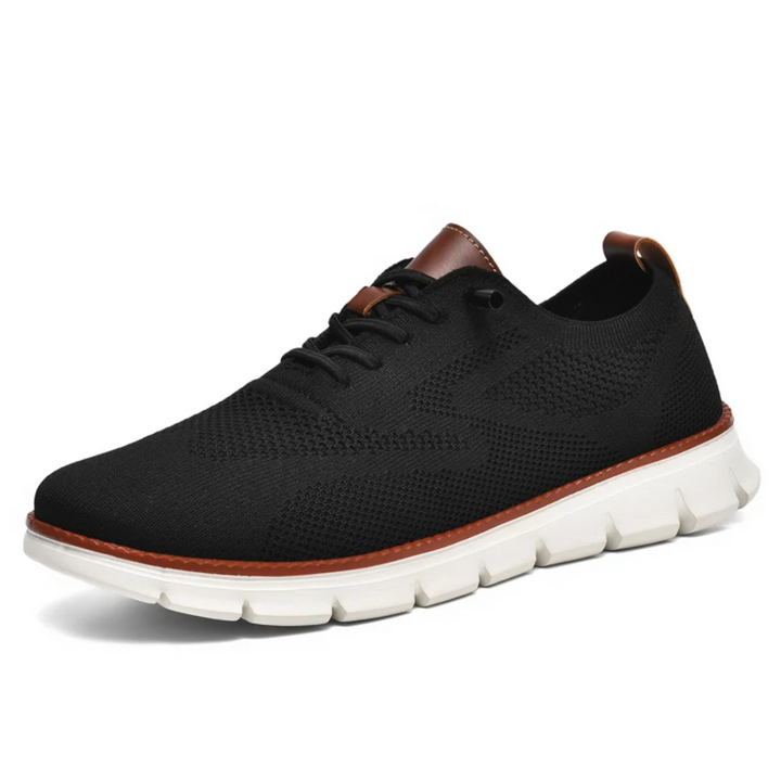 Höstiga ortopediska stickade herrsneakers – Bram