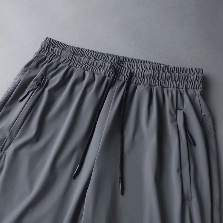 Mäns Bekväma Sommarmeshshorts med Fickor