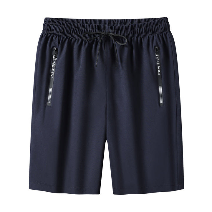 Mäns Bekväma Sommarmeshshorts med Fickor