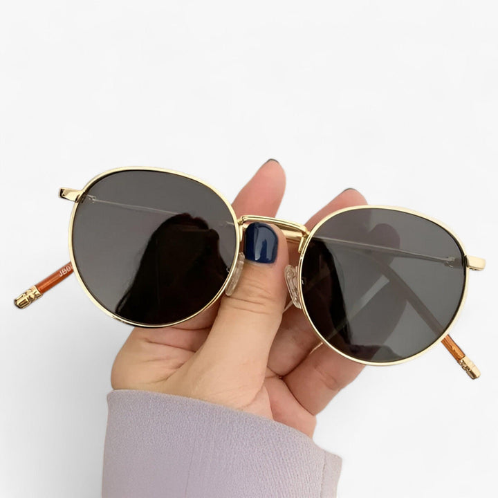 Unisex-designerglasögon med runda glas – Nova