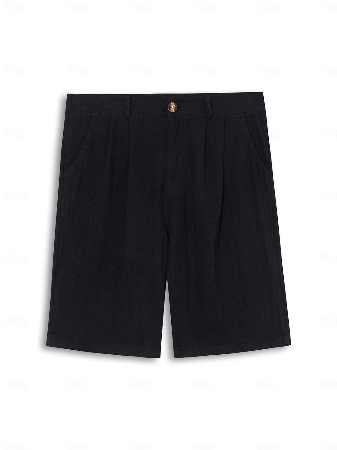 Stiliga linne- och bomullsshorts för herr – Milano