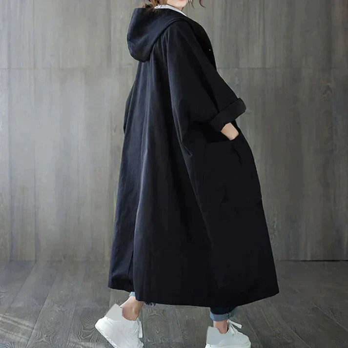 Trendigt oversized trenchcoat för dam - Maren höstutgåva