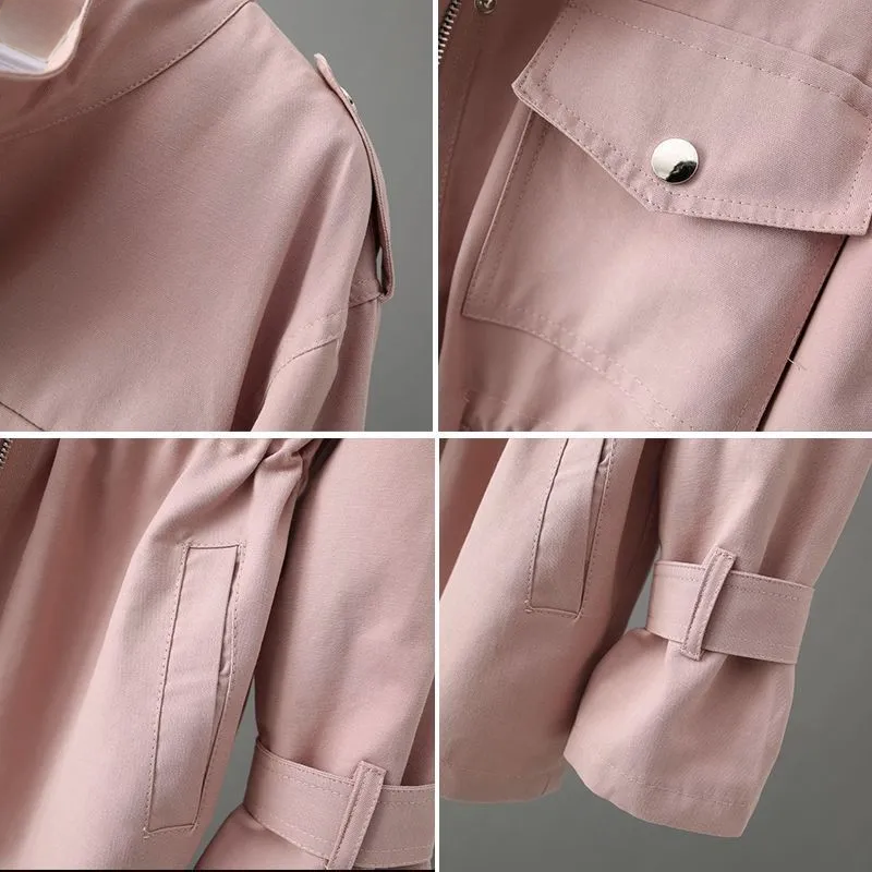 Kort trenchcoat för dam – Clarisse