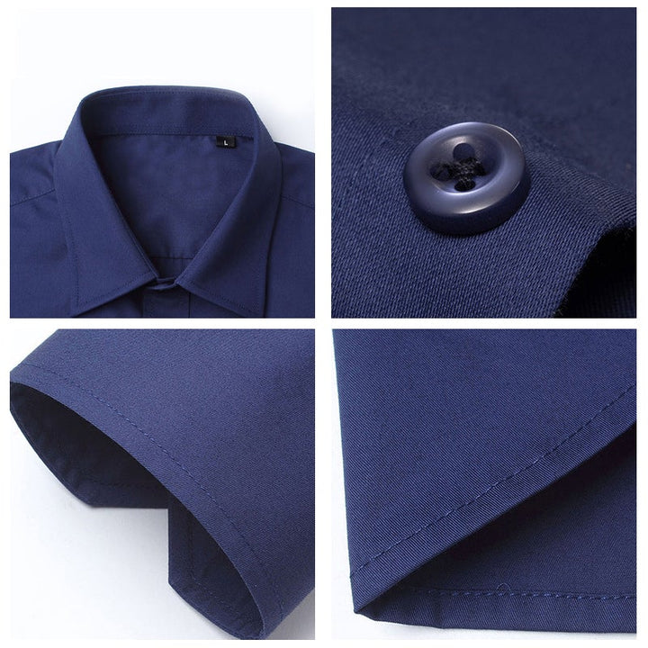 Slim Fit Skjorta Herr - Elastisk och Stilren Design
