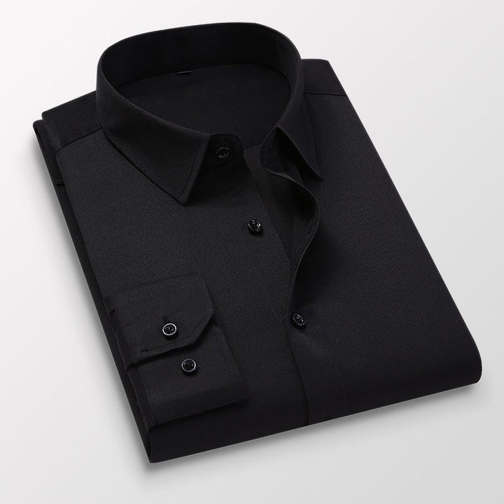 Slim Fit Skjorta Herr - Elastisk och Stilren Design