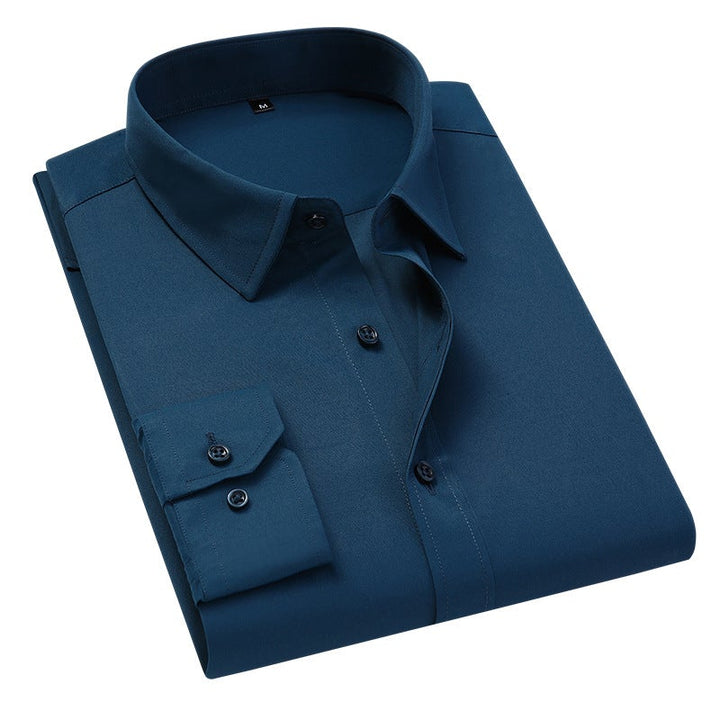 Slim Fit Skjorta Herr - Elastisk och Stilren Design