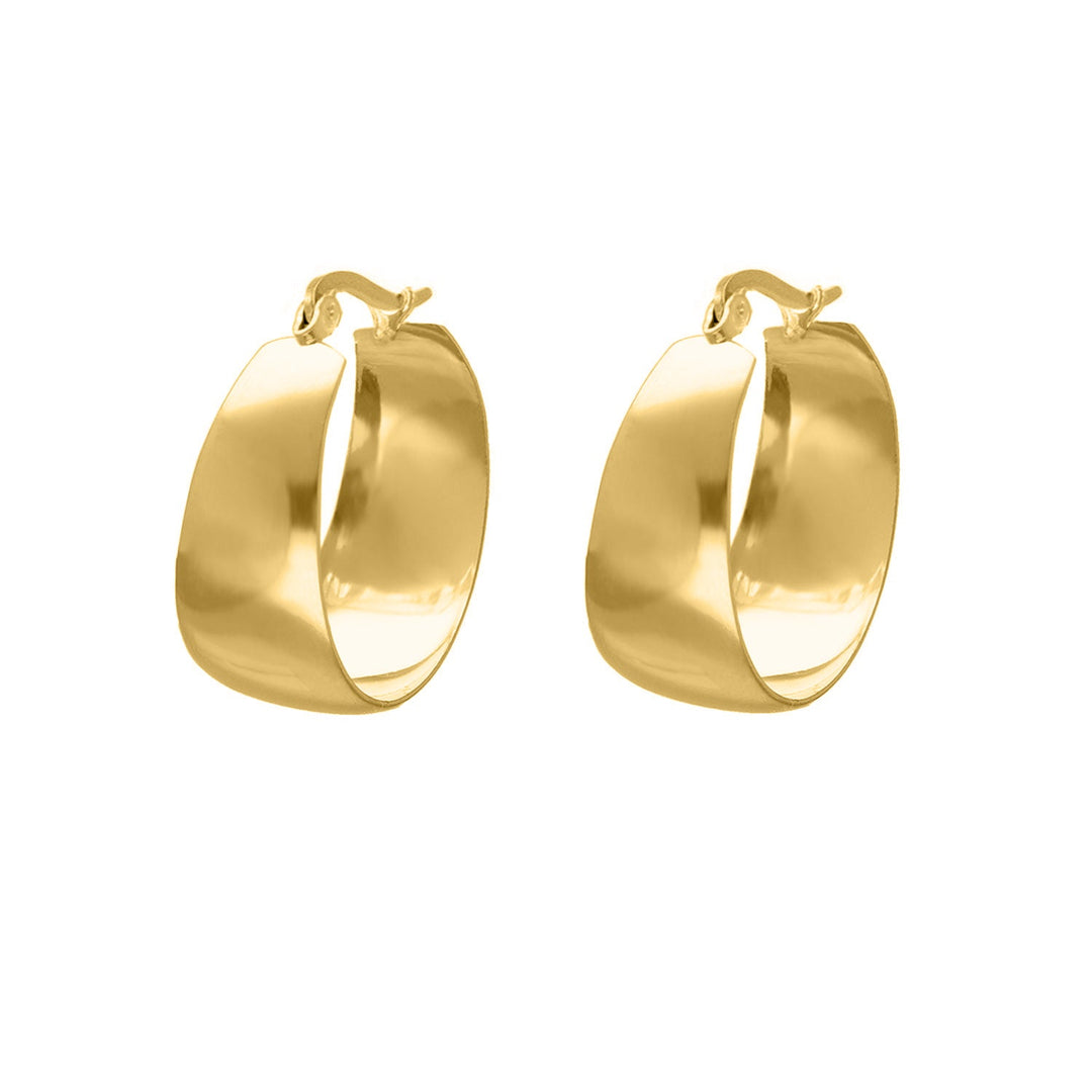 Guld- och silverstatement-creoler