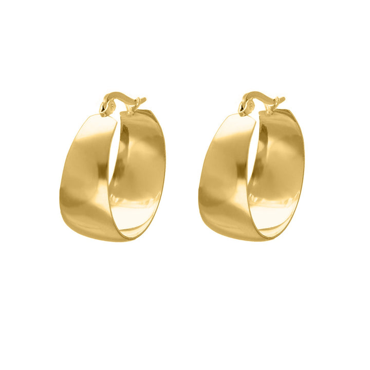 Guld- och silverstatement-creoler